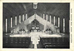 ireland, CORK, Christ King Church, Sanctuary (1950) Postcard