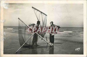 Modern Postcard North Coast Fishermen Shrimp