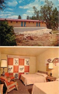 Grand Canyon Arizona Yavapai Lodge Roberts1950s Postcard Interior 20-5992