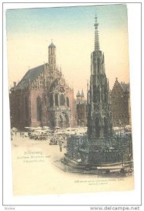 Schoner Brunnen Mit Frauenkirche, Nürnberg (Bavaria), Germany, 1903