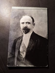 Mint USA Mexico Portrait RPPC Postcard DN Francisco T Madero