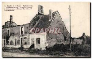 Esternay - Maison Lambert - Battle of the Marne - September 1914 - Old Postcard