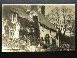 Somerset PORLOCK WEIR - WOODSIDE c1910 RP Postcard by A. Vowles of Porlock