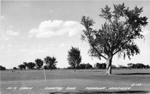 Country Club Fremont Nebraska Green #9 #D-122 RPPC Photo Postcard 21-1586