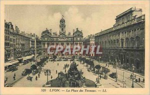 Postcard Old Lyon Place Bellecour