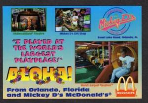 FL McDonald's Restaurant Mickey D's ORLANDO FLORIDA PC