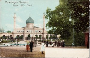 Copenhagen Denmark Concert Hall Tivoli Unused Postcard G84