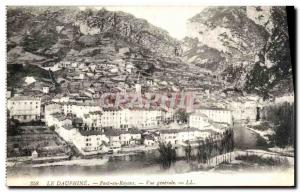 Old Postcard The Dauphine Pont Royans General view