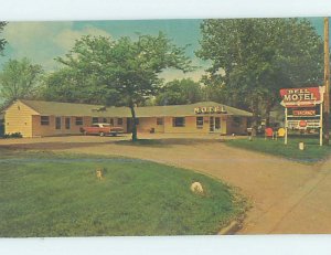 Pre-1980 MOTEL SCENE Huron South Dakota SD AD9020