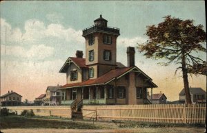 Anglesea New Jersey NJ Hereford Lighthouse c1910 Vintage Postcard