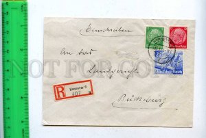 201581 GERMANY 1940 year registered Hannover COVER