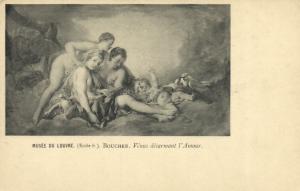 CPA Musée du Louvre BOUCHER - Vénus désarmant l'Amour (307730)