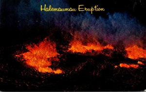 Hawaii Halemaumau Volcano Eruption
