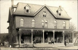 Newark Valley NY Dimmick House 1909 Used Real Photo Postcard