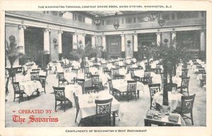 Washington DC Union Station Washington Terminal Co Dining Room PC AA59676