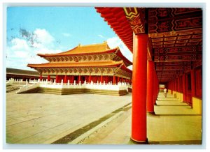 1984 Confucius Temple Hongkong Kaohsiung Taiwan Posted Vintage Postcard 