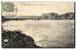 Paris Old Postcard The Seine at daybreak