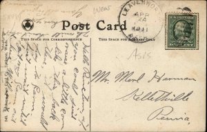 Wenatchee Washington WA Exaggeration Corn Farming c1910 Postcard