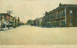 C-1910 Central Avenue East El Dorado Kansas Postcard Southwest News 5934