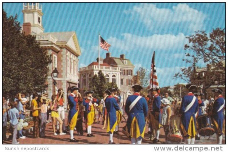 Liberty Square Fife and Drum Corps Walt Disney World Orlando Florida