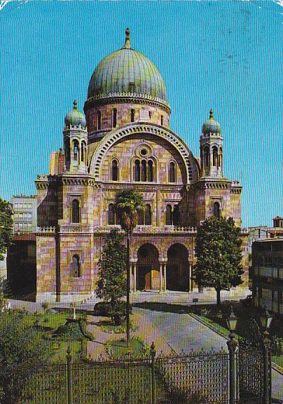 Italy Firenze Tempio Israelitico 1974