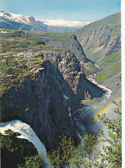 Norway Voringsfossen Waterfalls Mabodalen Valley