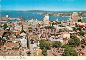 Modern Postcard Aerial view of Quebec