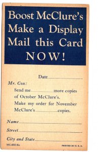 International Magazine, New York, McClure's Advertising, 1910's