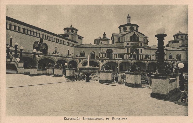 Palace Of Agriculture Barcelona Exposicion 1929 Spanish Postcard