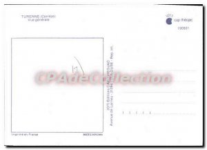 Postcard Modern Turenne Vue Generale
