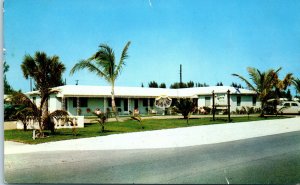 1950s Hawn's Haven on Famous Singer Island Palm Beach Shores Postcard
