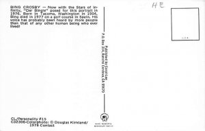 Bing Crosby View Back Image 