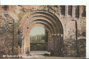 Essex Postcard - St Botolph's Priory - West Door - Colchester - Ref 15213A