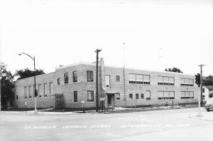 Estherville Iowa St Patrick' Catholic School RPPC Photo Postcard Cook 21-5096