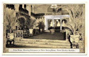 VTG Palm Room, Entrance to Main Dining Room, Hotel Statler, Buffalo, NY