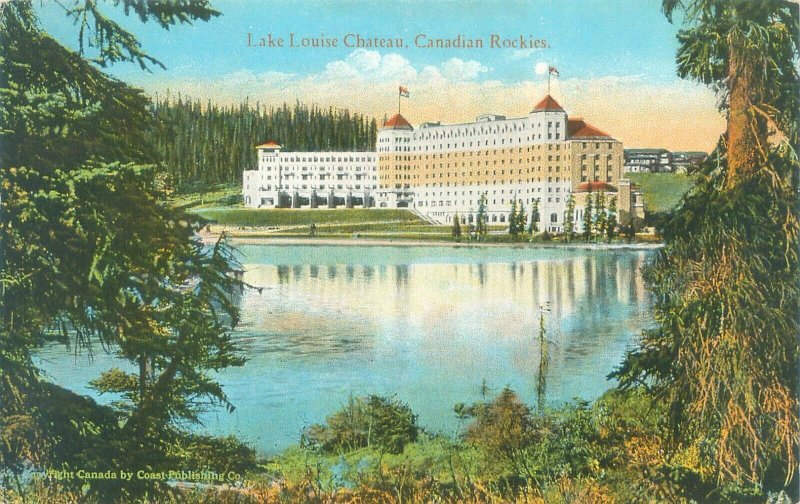 Canadian Rockies Lake Louise Chateau Postcard Unused