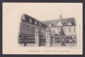 FRANCE, Postcard, Lons-le-Saunier, L’Hôtel-Dieu, Wrought iron gate