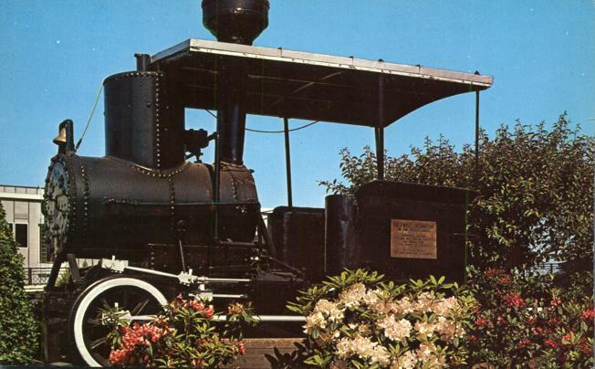 First Locomotive in Northwest - Oregon Pony - On Display Union Station Portland