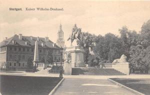 B2459 Germany Stuttgart Kaiser Wilhelm Denkmal not used 1910  front/back scan