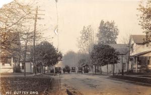 E15/ McGuffey Ohio Photo RPPC Postcard Hardin County Main Street Homes Store