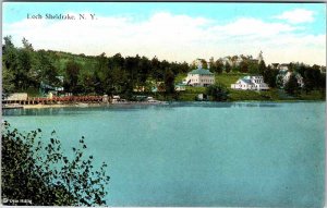 Postcard PANORAMIC SCENE Loch Sheldrake New York NY AO0392