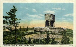 Memorial Tower, Mt. Battie - Camden, Maine ME  