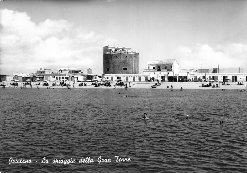 BR6085 Oristano la spiaggia della Gran Torre   italy