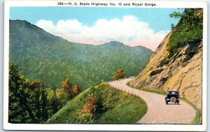 M-56412 North Carolina State Highway No 10 and Royal Gorge North Carolina