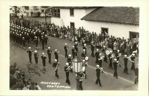 Monterey, Ca., Centennial Celebration Military Parade (1930s) RPPC Postcard (1)
