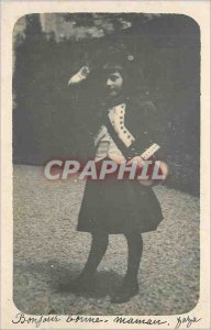 PHOTO CARD Poitiers Child Militaria