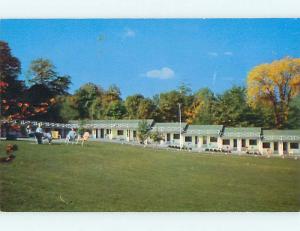 Unused 1950's BARNETT'S MOTEL Salem Ohio OH u3365@