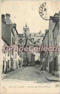 Old Postcard Old Mans Street Pans Goron