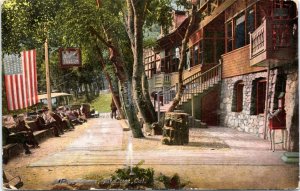 Postcard CA Mt. Lowe - Alpine Tavern