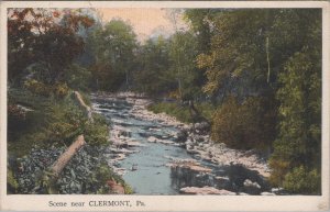 Postcard Scene Near Clermont PA